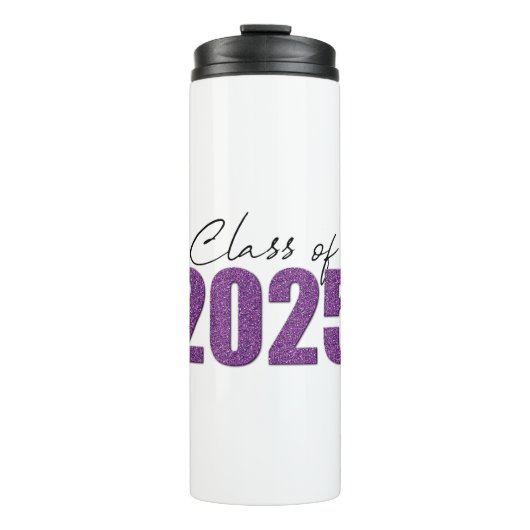 パープルグリッタークラス2025 タンブラー (正面)