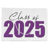 パープルグリッタークラス2025 ラージペーパーバッグ (裏面)