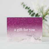 パープルグリッターグラデーションマーブルサロンメイクアップブティック (スタンド正面)