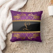 パープルグリッターシークインディスコソファ装飾用クッション クッション (ブランケット)