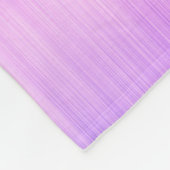 パープルグリッタースパークルアイドラッシュモノグラム名 フリースブランケット (角)