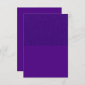 パープルグリッタートップ感謝していフラットユーカードカスタマイズ-  サンキューカード (正面/裏面)