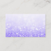 パープルグリッタートレンディーサロンありがとう 名刺 (裏面)