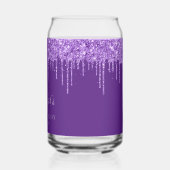 パープルグリッタードリップス21歳の誕生日 ガラス缶 (左)