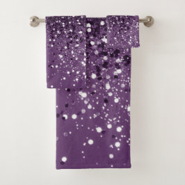 パープルグリッタードリーム#1 #shiny バスタオルセット