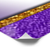 パープルグリッターハイヒール ポスター (コーナー)