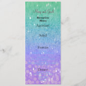 パープルグリッターパティオランタン紙吹雪グラムグロー メニュー (裏面)