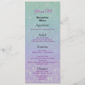 パープルグリッターパティオランタン紙吹雪グラムグロー メニュー (裏面)