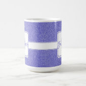 パープルグリッターパーソナライズされたコーヒーマグ コーヒーマグカップ (中央)