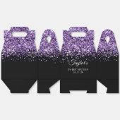 パープルグリッターブラックSweet sixteen フェイバーボックス (見開き)