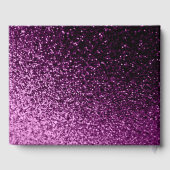 パープルグリッターモノグラム卒業パーティー ゲストブック (裏面)