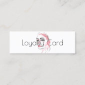 パープルグリッターラグジュアリードリップサロン ロイヤリティカード (正面)