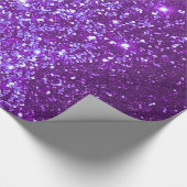 パープルグリッターラッピング紙 ラッピングペーパー (角)