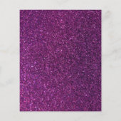 パープルグリッター漫画メイドハウスクリーニングサービス チラシ (裏面)