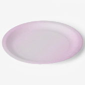 パープルグリッター紙吹雪フェイクフォイル ペーパープレート (アングル)