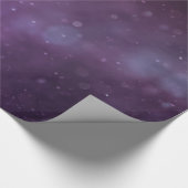 パープルグリッター紙吹雪フェイクフォイル ラッピングペーパー (角)