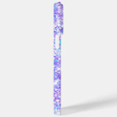 パープルグリッター虹色Glamシグネチガーリーャ Case-Mate iPhoneケース (裏面 / 右)