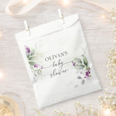 パープルグリーナリーラベンダーフェイズバッグ フェイバーバッグ (クリップ留めされた状態)