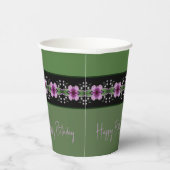 パープルグリーンとマウーブ 紙コップ (右)