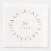 パープルグリーンクリスマスFa La La ID1009 (正面)