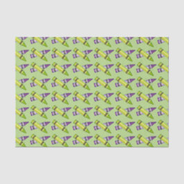 パープルグリーンクレヨンアートサプライ先生アーティスト 薄葉紙