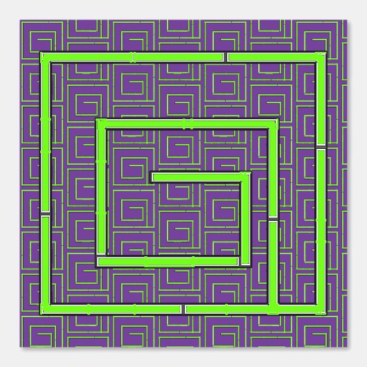 パープルグリーンジオ 壁紙 (正面)