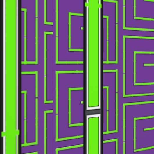 パープルグリーンジオ 壁紙 (縫い目)