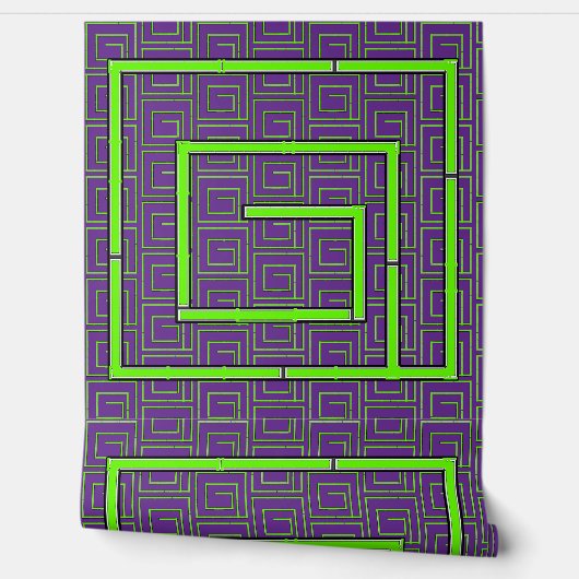 パープルグリーンジオ 壁紙 (ほどく)