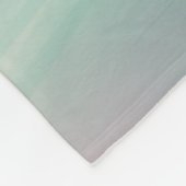 パープルグリーンバタフライフェアリープリンセスガールズ フリースブランケット (角)