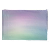 パープルグリーンバタフライフェアリープリンセスガールズ 枕カバー (裏面)