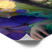 パープルグリーンフェアリーファンタジー ポスター (角)