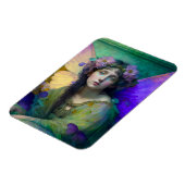 パープルグリーンフェアリーファンタジー マグネット (左側)