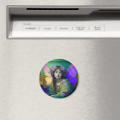 パープルグリーンフェアリーファンタジー マグネット (インサイチュ (食洗機))