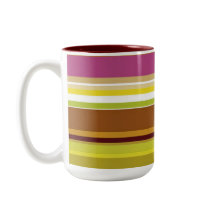 パープルグリーンブラウンストライプカラフルストライプ