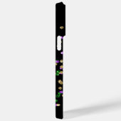 パープルグリーン金ゴールドマルディグラスカップケーキ Case-Mate iPhoneケース (裏面 / 右)