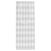 パープルグリーン金ゴールドマルディグラスシェナニガン ワインギフトバッグ (裏面)