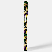 パープルグリーン金ゴールドマルディグラスフェザー Case-Mate iPhoneケース (裏面 / 右)