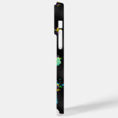 パープルグリーン金ゴールドマルディグラフェスティバル飲料 Case-Mate iPhoneケース (裏面 / 左)