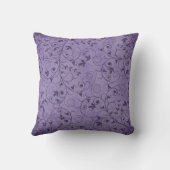 パープルグレンギーフローラ枕 クッション (裏面)
