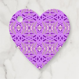 パープルグレーアールデコバレンタイン婚約おもしろいラブ フェイバータグ