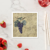 パープルグレープス ヴァインヤード ワインテイスティングパーティー スタンダードカクテルナプキン (インサイチュ)