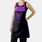 パープルケルト結び目模様スコーピオン エプロン (インサイチュ)