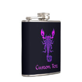 パープルケルト結び目模様スコーピオン フラスク (右)