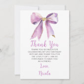 パープルコケッテボーお誕生日会 サンキューカード (正面)