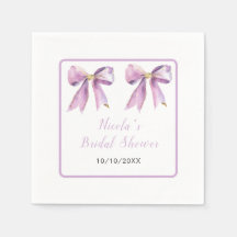 パープルコケッテ ボウ ブライダルシャワー