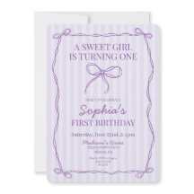 パープルコケットボウパステルラベンダーバースデーパーティー