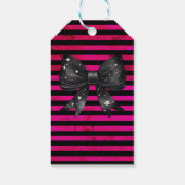 パープルコケット弓ハロウィーン ギフトタグ (裏面)