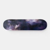 パープルコズミックギャラクシー星空 スケートボード (横)