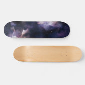 パープルコズミックギャラクシー星空 スケートボード (横)