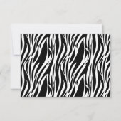 パープルコルセット&ゼブラバチェロレッテRSVP 出欠カード (裏面)